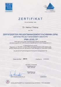 Projektmanagement-Fachmann (GPM)