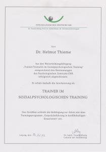 Trainer im Sozialpsychologischen Training 